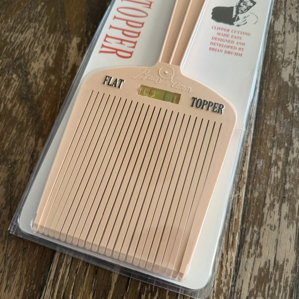 Brian Drumm Flattopper Clipper Cutting Made Easy‎ Level Comb New In Box w/Level